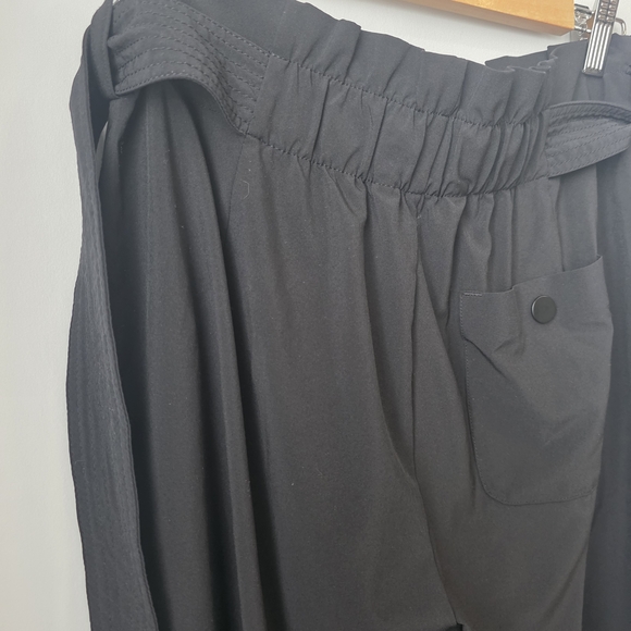 Athleta Skyline Pant II Black Lifestyle Tie-Waist Pants Sz 4 - Picture 7 of 13